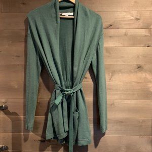 BODEN Wrap Tie Cashmere Blend Cardigan Sweater Top
